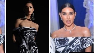 قوام ياسمين صبري مرسوم بتوقيع مصمم الأزياء جان بيير خوري (صور)