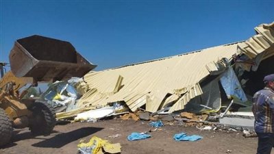 إزالة 17 حالة تعدٍ على الأراضي الزراعية بالشرقية