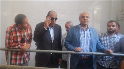محافظ القليوبية يتفقد مشروع الصرف الصحي في شبلنجة وكفر أبوزهرة 