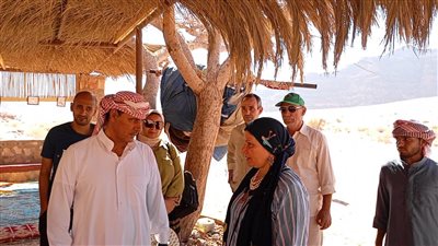 الأسبوع الثقافى لشاب أبوزنيمة ..  زيارة ميدانية لهضبة 