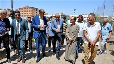 محافظ سوهاج يتفقد مركز شباب الري بحي غرب 