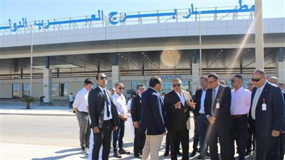 اللجنة العليا للتفتيش الأمنى والبيئي بالمطارات تتفقد مطارى برج العرب والعلمين الدوليين