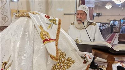 الأنبا شاروبيم يترأس تذكار رئيس الملائكة ميخائيل بدندرة.. شاهد