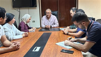  التوسع في فتح عيادات مسائية لمرضي التأمين الصحي بالقليوبية بحميات بنها