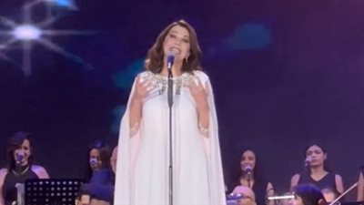 ماجدة الرومي في العلمين| نسمات طربية مع أغانيها 