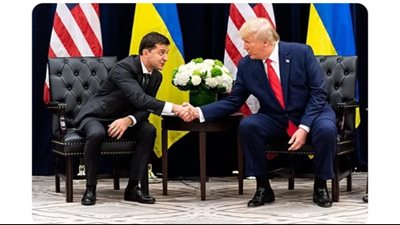 زيلينسكي:  ناقشت مع ترامب سبل حل النزاع الاوكراني