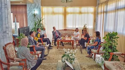  حقوق المنصورة تبحث سبل  التعاون مع وفد جامعة البوليتكنيك سانتاريم  