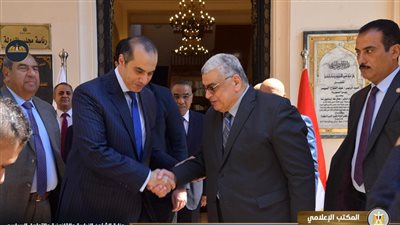  وزير الشئون النيابية يزور المستشار أحمد عبود رئيس مجلس الدولة 