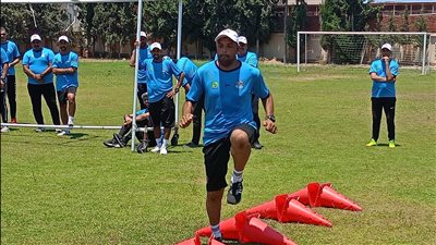 تدريبات عملية ونظرية بإتحاد الكرة بالاسكندرية 