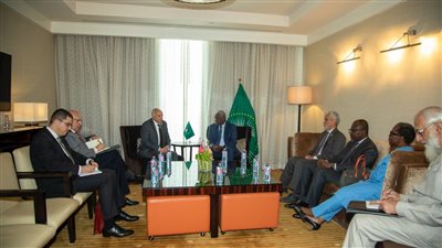 موسي فكي محمد يلتقي وزير الخارجية الجزائري وأمين اتحاد المغرب العربي