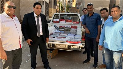 ضبط 1008 علبة سجائر مجهولة المصدر بالفيوم 