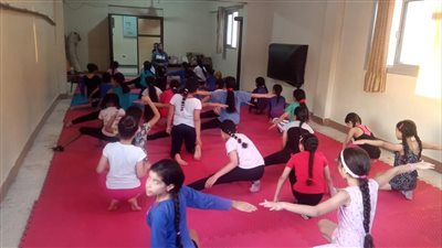 تدريبات رياضية بمركز شباب طوسون بالاسكندرية 