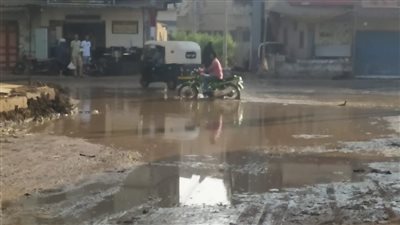 غضب بكفر الصلاحات بالدقهلية بسبب إنفجار شبكات الصرف الصحي