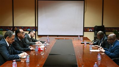 مدبولي يلتقي رئيس جمهورية جُزر القُمر