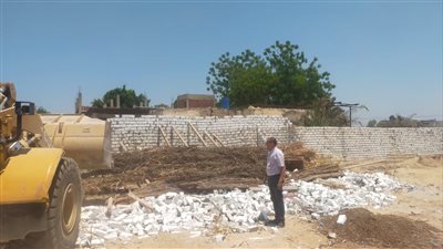 إزالة 211 حالة تعدٍ على الأراضي الزراعية وأملاك الدولة في بني سويف 