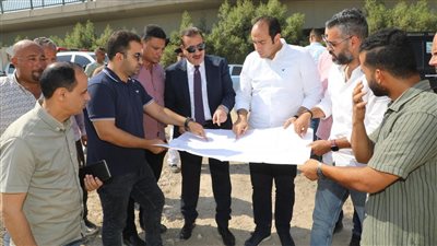 محافظ المنوفية يتفقد الأعمال الإنشائية لموقف قويسنا الجديد