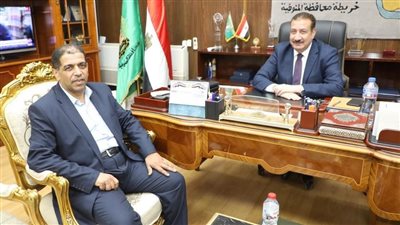 محافظ المنوفية يوجه رئيس شركة المياه الجديد بمتابعة المشروعات ميدانيا