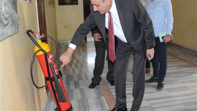 محافظ الغربية يتفقد مبنى رئاسة مركز ومدينة سمنود