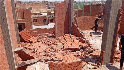  إزالة 18 حالة بناء مخالف وتعدي على الأراضي الزراعية بالغربية