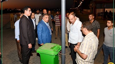 محافظ الدقهلية يتفقد الممشى السياحي الجديد بمدينة المنصورة