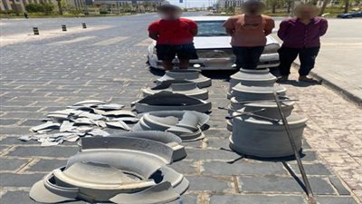  سقوط تشكيل عصابي لسرقة أعمدة الإنارة في التجمع 