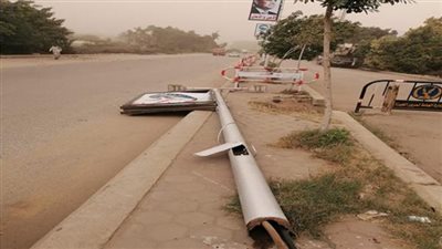 ضبط عصابة سرقة أعمدة الإنارة في الصف