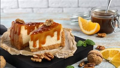 على خطى المطاعم.. طريقة تحضير تشيز كيك بالكراميل
