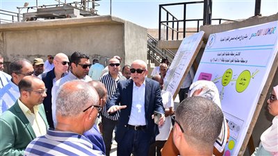 محافظ الأقصر يكلف بإعداد تقرير شامل عن موقف مشروع الصرف الصحي بالطود