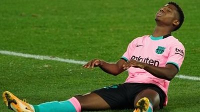 انتكاسة جديدة لأنسو فاتي في برشلونة