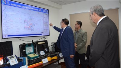 محافظ الغربية يتفقد شركة مياه الشرب والصرف الصحي
