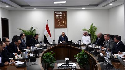 مدبولى يلتقي مسئولي  