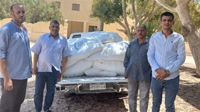 ضبط نصف طن نخالة بمحل أعلاف دون ترخيص بالفيوم 