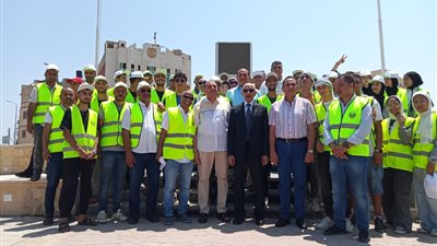 محافظ شمال سيناء يشهد انطلاق مبادرة إعادة تجميل ميادين العريش