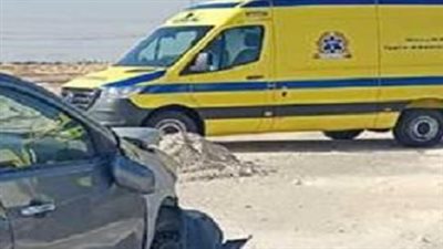 بالأسماء.. إصابة 10 أشخاص في انقلاب سيارة بـ