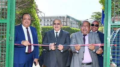 رئيس جامعة القاهرة يفتتح أحدث عمليات التجديدات بالمدن الجامعية