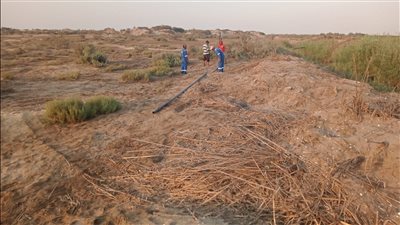 انتهاء مشكلة ضعف مياه الشرب بمنطقة ترعة 