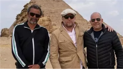 تصوير الفيلم الأمريكي FOUNTAIN OF YOUTH بمنطقة الأهرامات