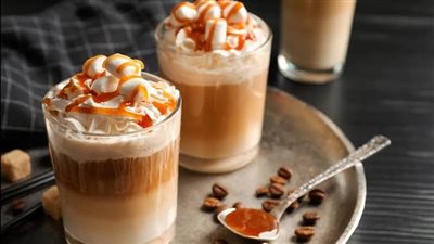 منعش للصيف| طريقة عمل آيس لاتيه بالكراميل