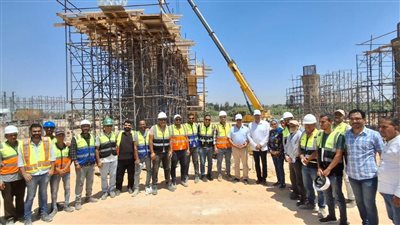 وزير الإسكان يتابع مشروع إنشاء القوس الغربى لمحور اللواء عمر سليمان