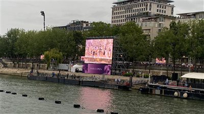 رفع علم مصر في حفل انطلاق أولمبياد باريس 2024