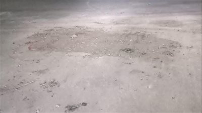 معالجة هبوط أرضي بأحد شوارع حوش عيسى 