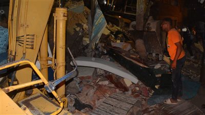 انهيار منزل مكون من 5 طوابق بالغربية| تفاصيل 