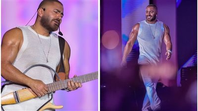 أول تعليق من تامر حسني بعد نجاح حفله في مهرجان العلمين.. صور 