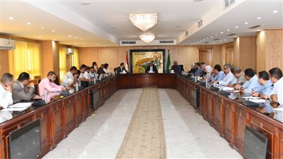 محافظ الفيوم يتابع معدلات تنفيذ مشروعات 