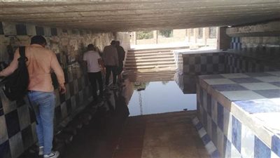 بالصور| نفق سكك حديد فرشوط ينذر بكارثة 