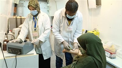  الكشف الطبى على 2967 مواطنًا بالمجان في المنيا 