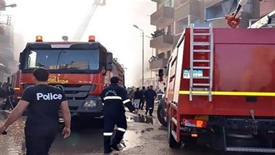 السيطرة على حريق معمل تحاليل فى المعادى