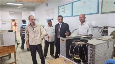 وكيل عمل الدقهلية يتفقد التدريب المهني بالمنزلة للوقوف على جاهزيته 