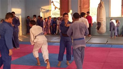 تدريبات مصارعة وجودو بمراكز شباب الاسكندرية 