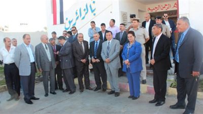 محافظ البحيرة يفتتح مدرسة إدكو الثانوية للبنات